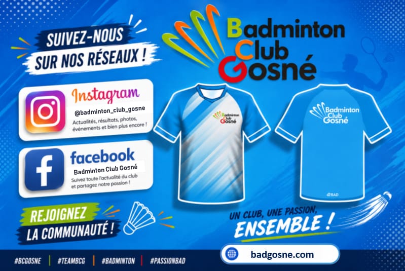 Les nouvelles du club sont aussi visibles sur les réseaux sociaux !